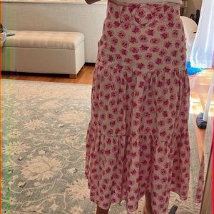 Zara floral skirt XS